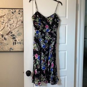 Milly Silk Floral Rose Emily Series Sundress